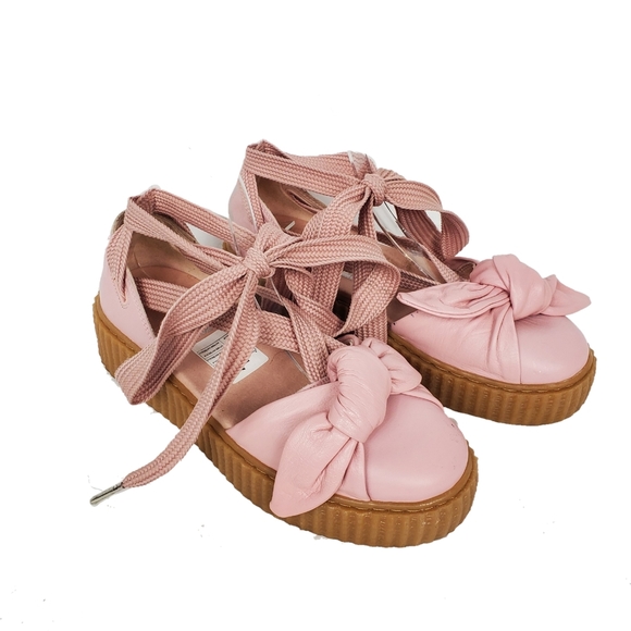 Puma Shoes Puma X Fenty Rihanna Leather Bow Creeper Sandal Poshmark Puma Shoes Puma X Fenty Rihanna Leather Bow Creeper Sandal Poshmark